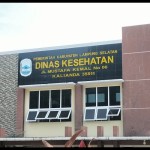 Kantor Dinas Kesehatan Kabupaten Lampung Selatan. (ANTARA/Riadi Gunawan)-1703055453