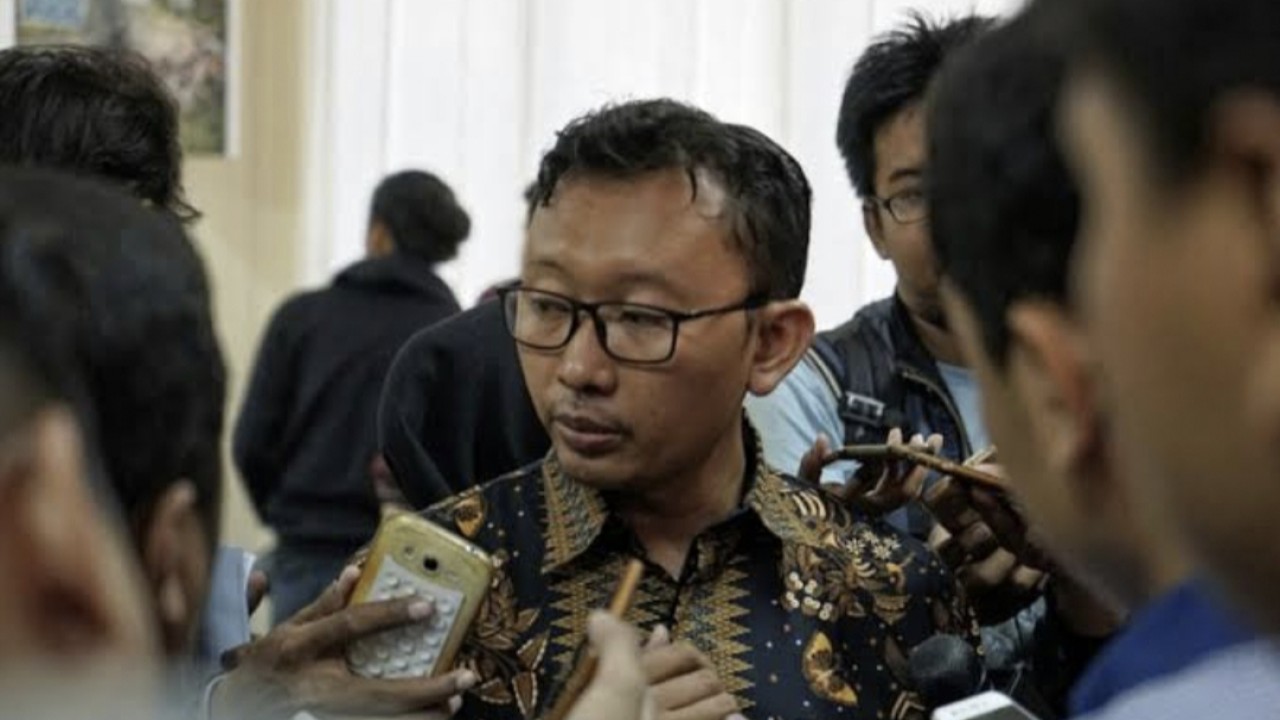 Ketua Umum Yayasan Lembaga Bantuan Hukum Indonesia (YLBHI) Muhamad Isnur