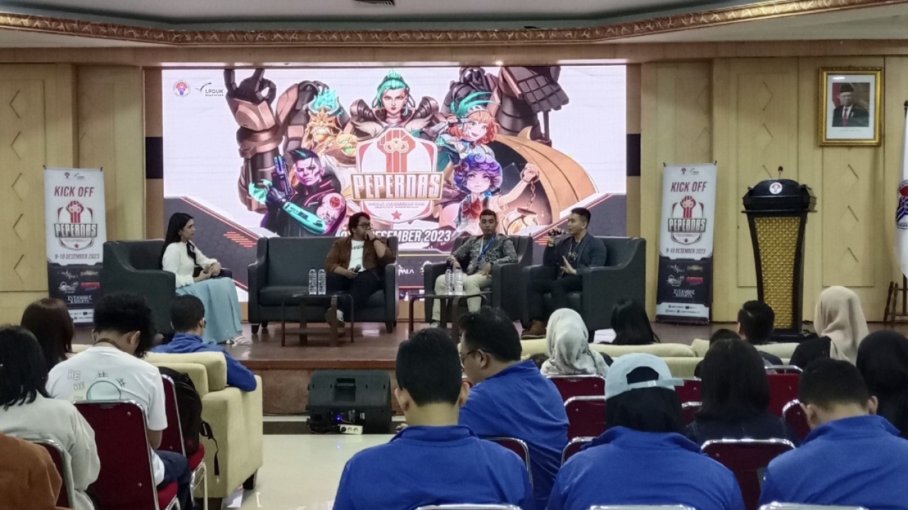 Talkshow rangkaian kick off Pepernas 2023 di Wisma Kemenpora