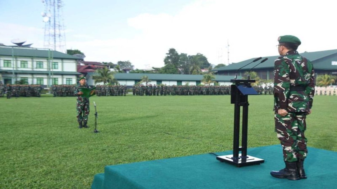 Kodam XIII/Merdeka melaksanakan upacara peringatan Hari Bela Negara ke-75 tahun 2023. ANTARA/HO-Pendam XIII/Merdeka (1)