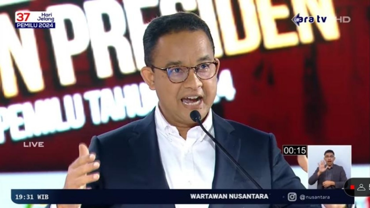 Capres Anies Baswedan.