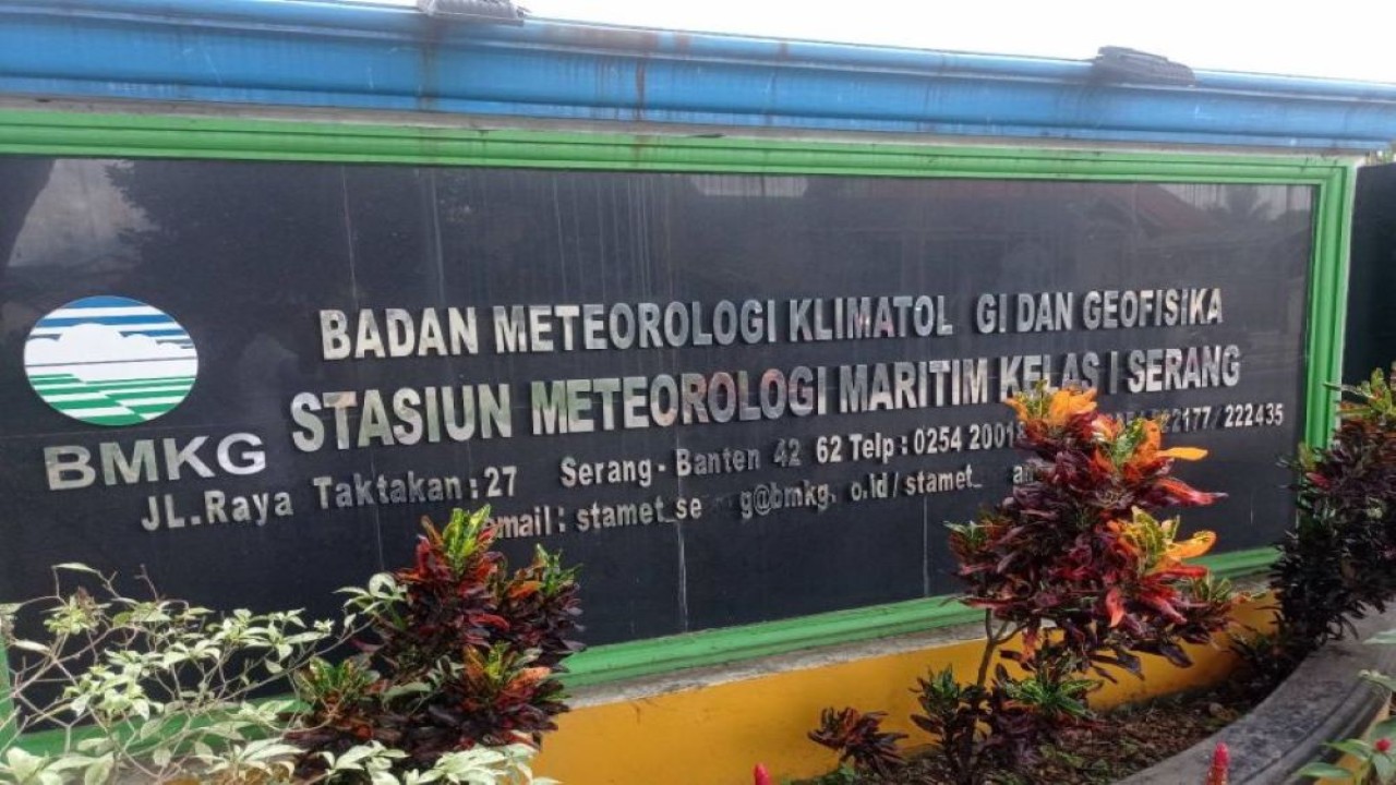 Badan Meteorologi Klimatologi dan Geofisika (BMKG) Kelas 1 Serang.ANTARA/Mansyur