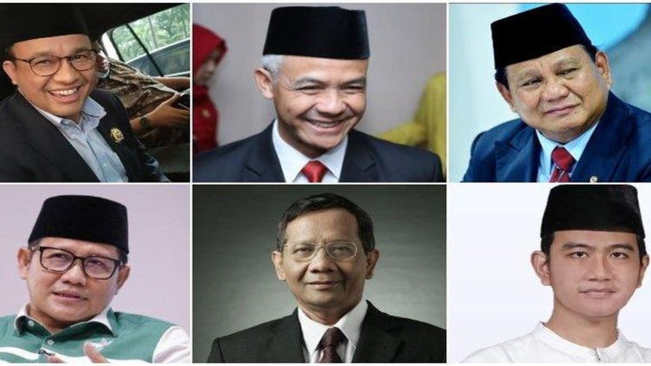 Capres-cawapres Pemilu 2024.