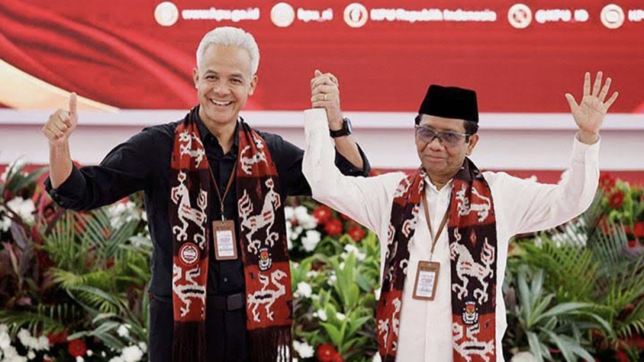 Capres Cawapres nomor urut 3, Ganjar Pranowo dan Mahfud MD