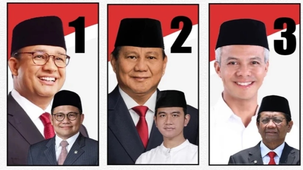 Capres-cawapres Pemilu 2024. (Net)