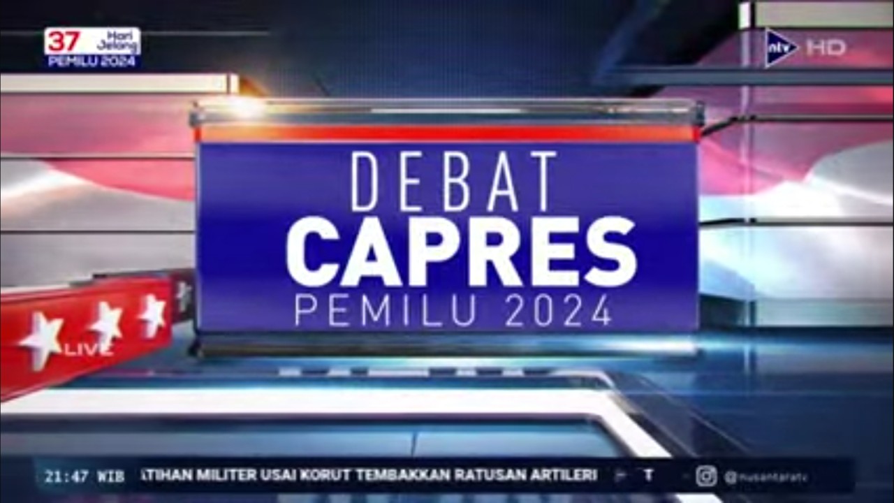 Debat capres ketiga Pemilu 2024