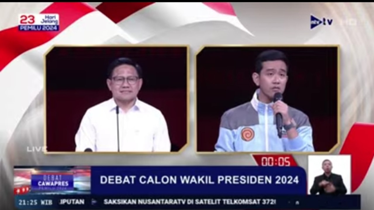 Debat Cawapres Heboh, Cak Imin dan Gibran Saling Sindir