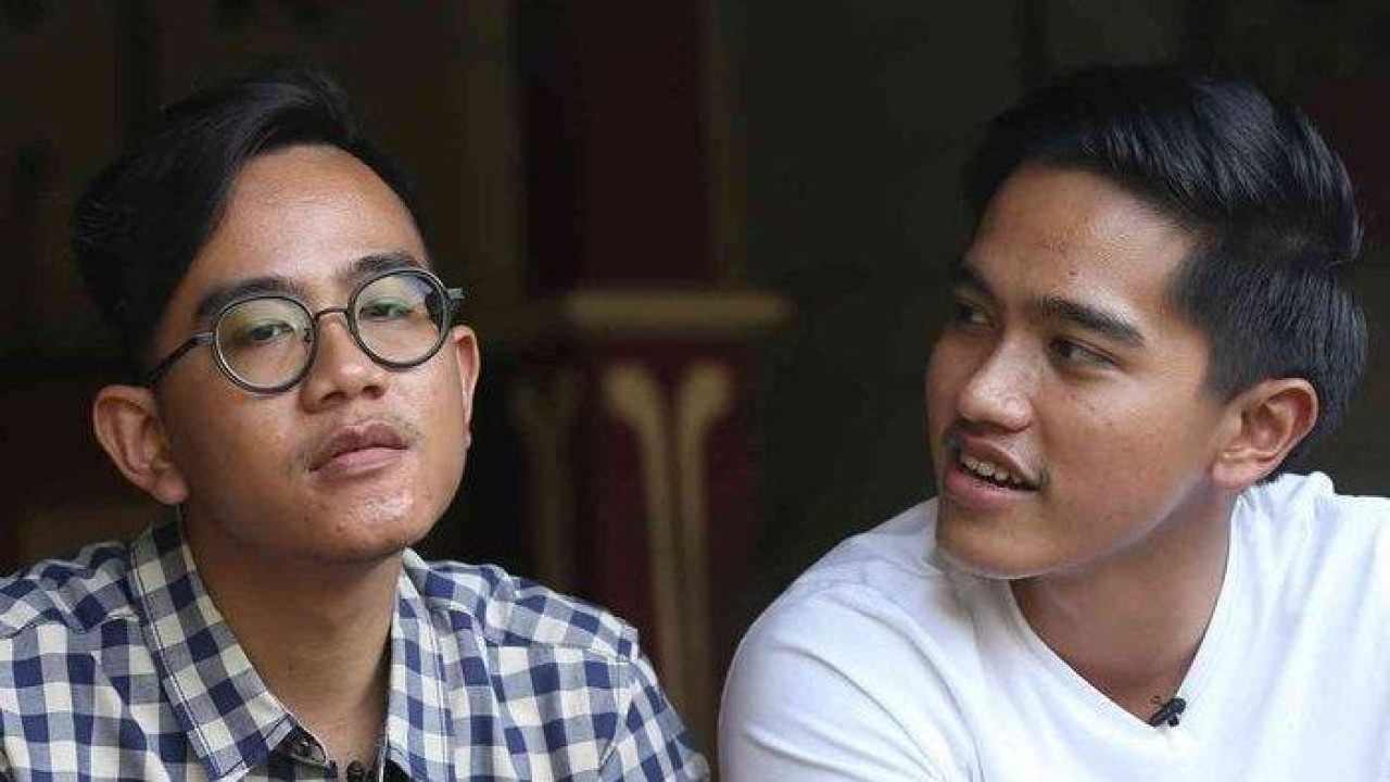 Gibran Rakabuming Raka dan Kaesang Pangarep. (Kompas.com)