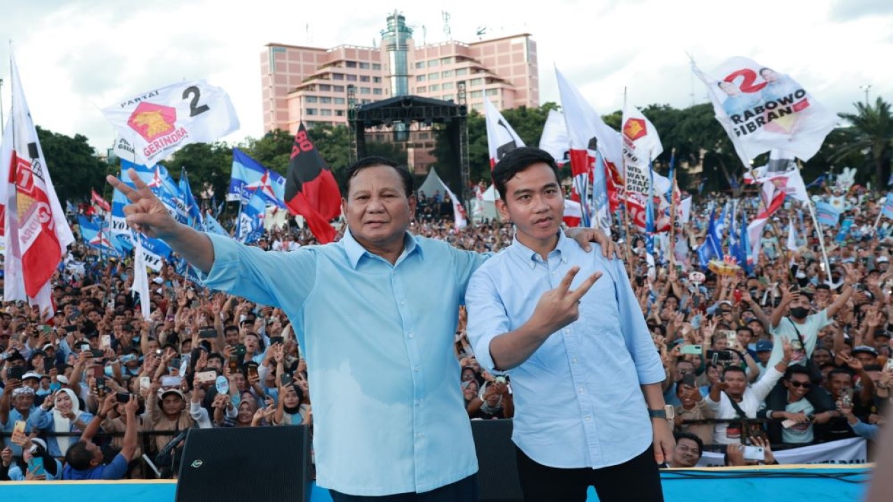 Cawapres nomor urut 2 Gibran Rakabuming Raka meminta pendukungnya tidak saling ejek, terlebih di media sosial. (Foto: Istimewa)