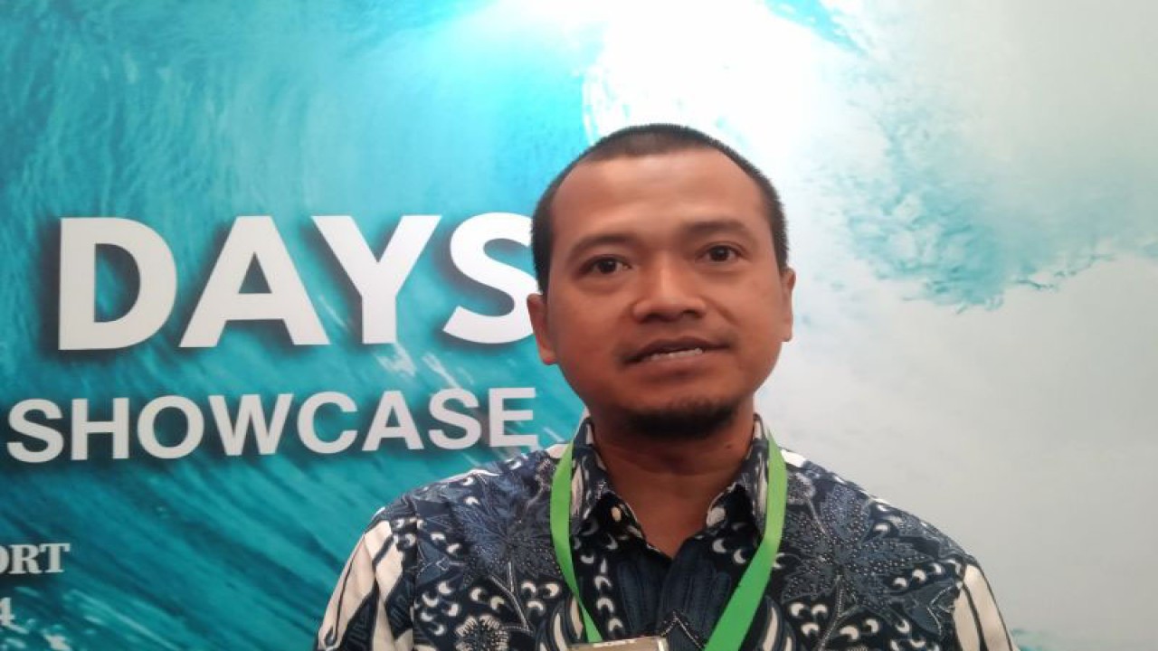 Direktur Armada Pertamina International Shipping Muhammad Irfan Zainul Fikri di sela konferensi Bali Ocean Days di Jimbaran, Kabupaten Badung, Bali, Jumat (19/1/2024) ANTARA/Dewa Ketut Sudiarta Wiguna