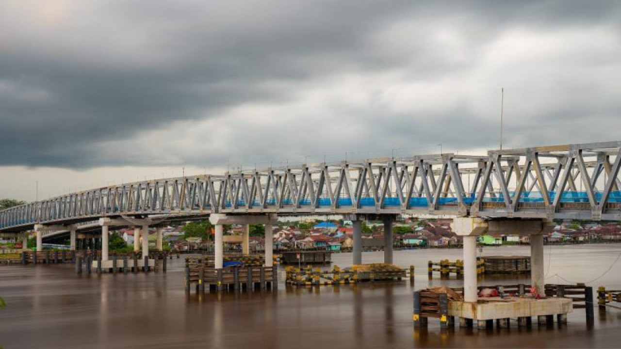 Duplikasi Jembatan Kapuas I di Kota Pontianak (ANTARA/Prokopim PTK)