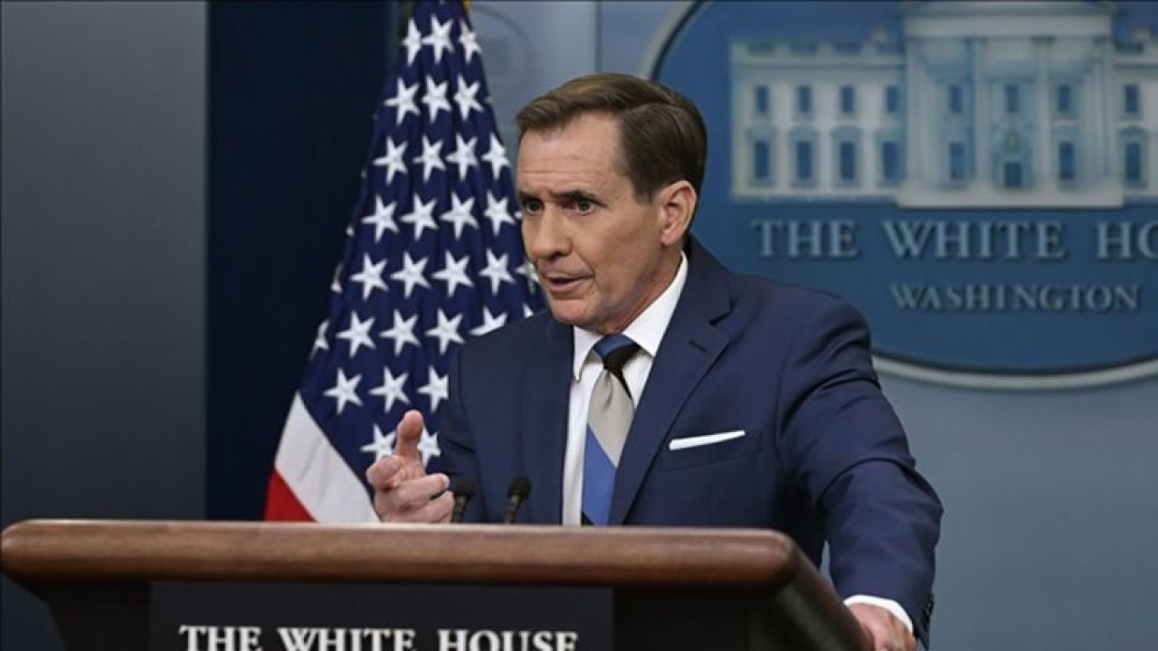 Juru bicara Dewan Keamanan Nasional Amerika Serikat John Kirby. ANTARA/Anadolu Ajansi/aa.