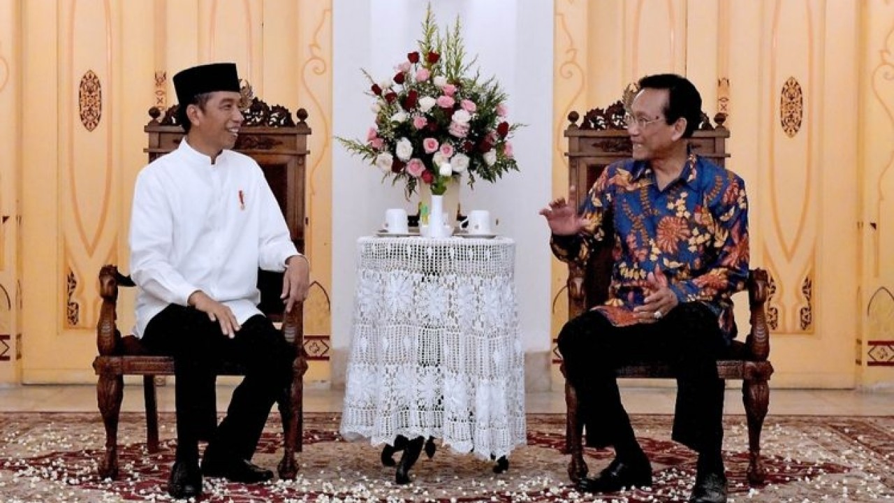 Presiden Jokowi dan Sri Sultan HB X.