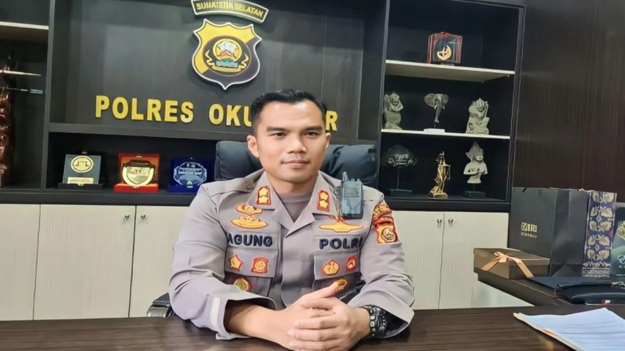 Kapolres OKU Timur AKBP Dwi Agung Setyono. (ANTARA/Edo Purmana/24)