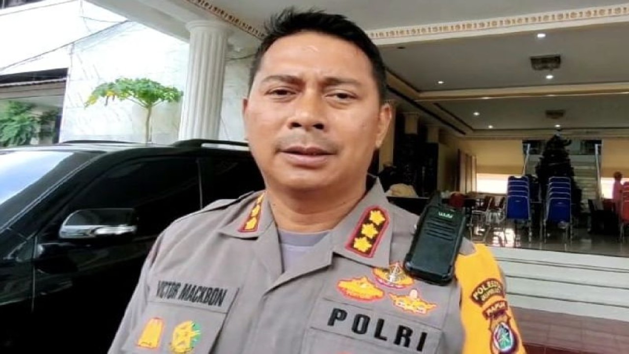 Kapolresta Jayapura Kota Kombes Polisi Victor Mackbon. (ANTARA/HO-Polresta Jayapura Kota)