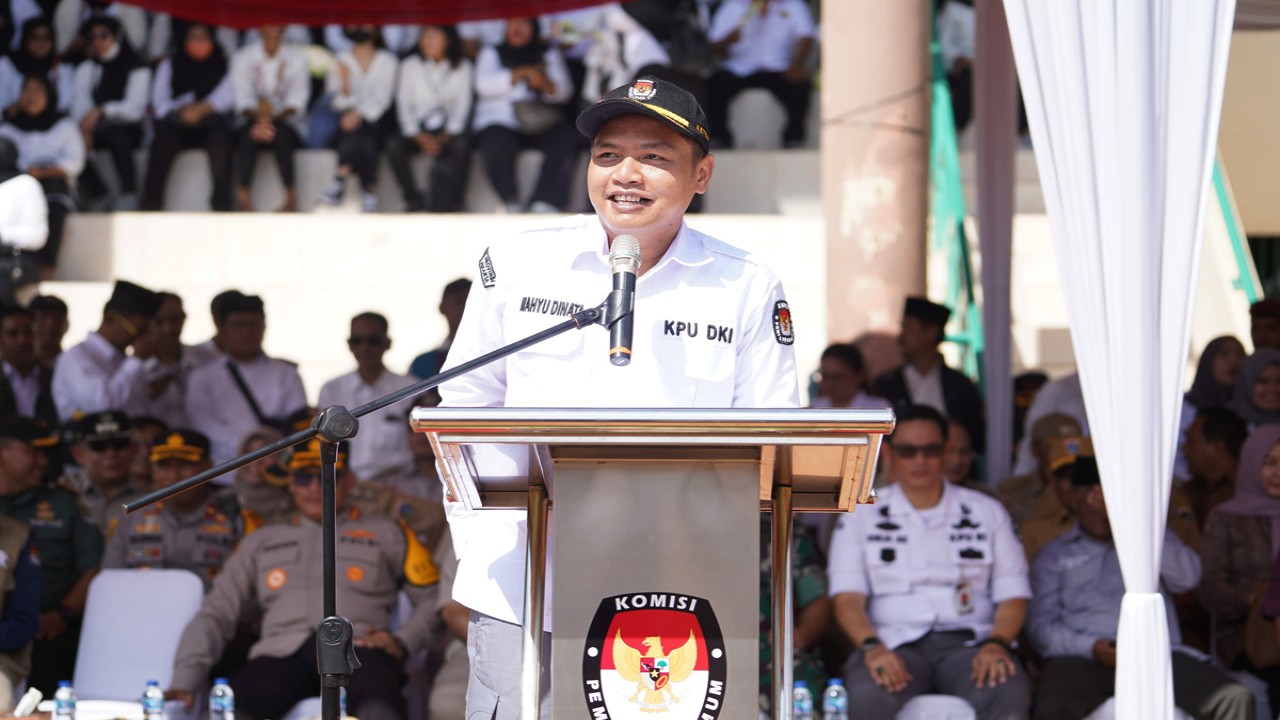 Ketua KPU Provinsi DKI Jakarta Wahyu Dinata (foto: KPU DKI)
