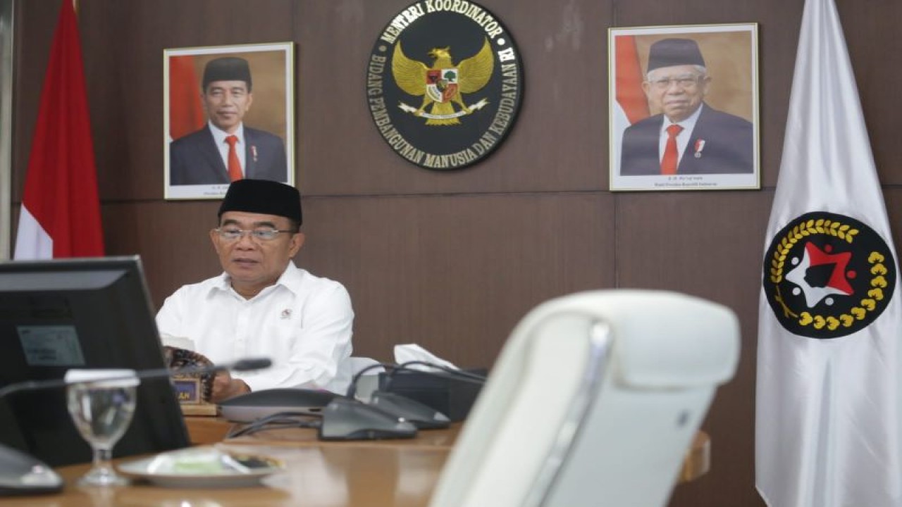 Menteri Koordinator Bidang Pembangunan Manusia dan Kebudayaan (Menko PMK) Muhadjir Effendy. (ANTARA/HO-Kemenko PMK)