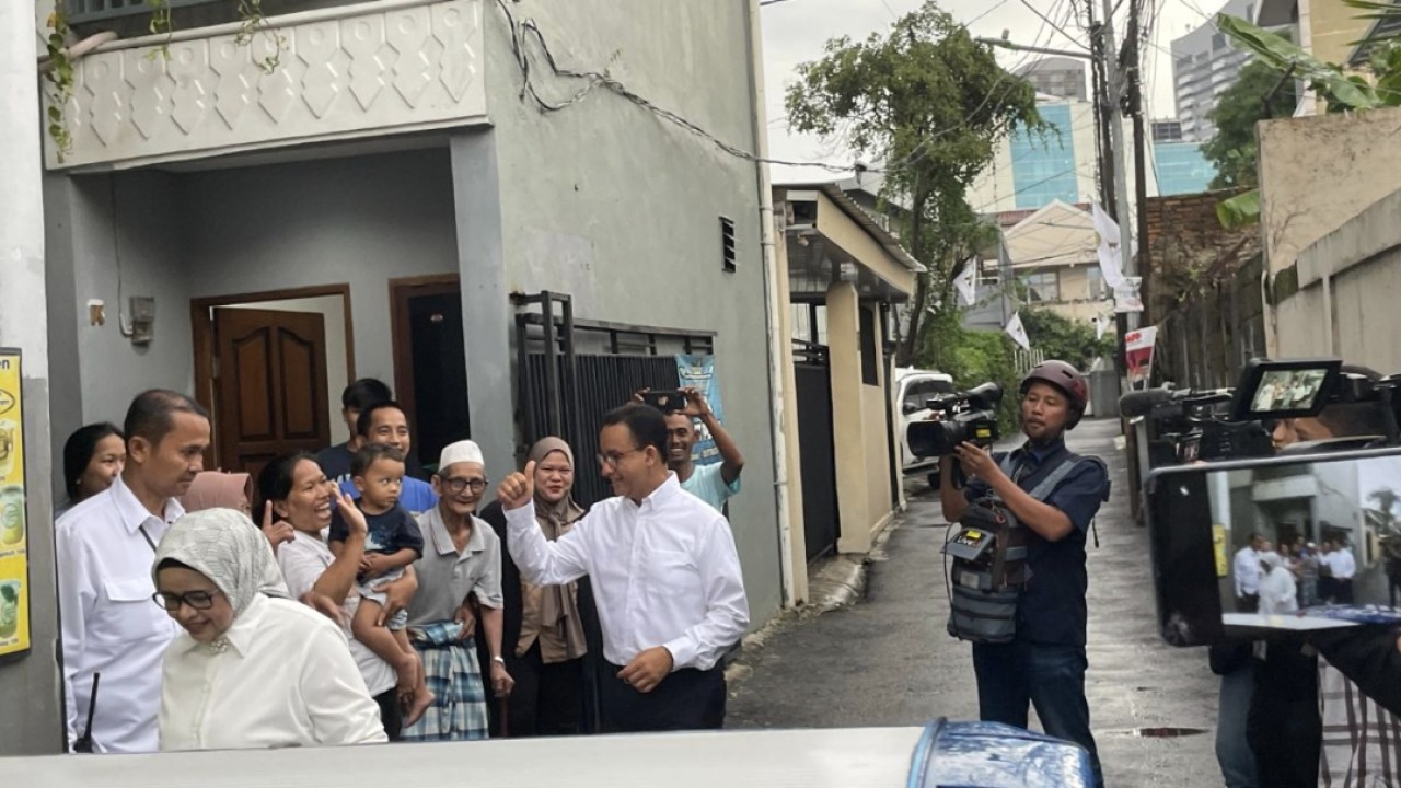 Pamit ke Tetangga Jadi Ritual Anies Baswedan Sebelum Debat Capres