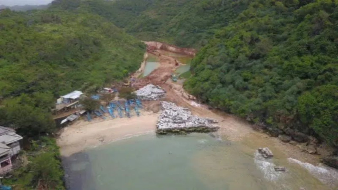 Pelabuhan Pendaratan Ikan Pantai Gesing di Gunungkidul, DIY. ANTARA/HO-Pemkab Gunungkidul.