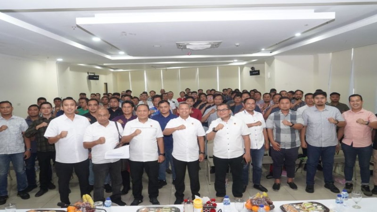 Direktorat Tindak Pidana Narkoba (Ditipidnarkoba) Bareskrim Polri melakukan asistensi terkait penanganan narkoba di Polres Metro Jakarta Barat, Rabu (24/1/2024). ANTARA/ Risky Syukur