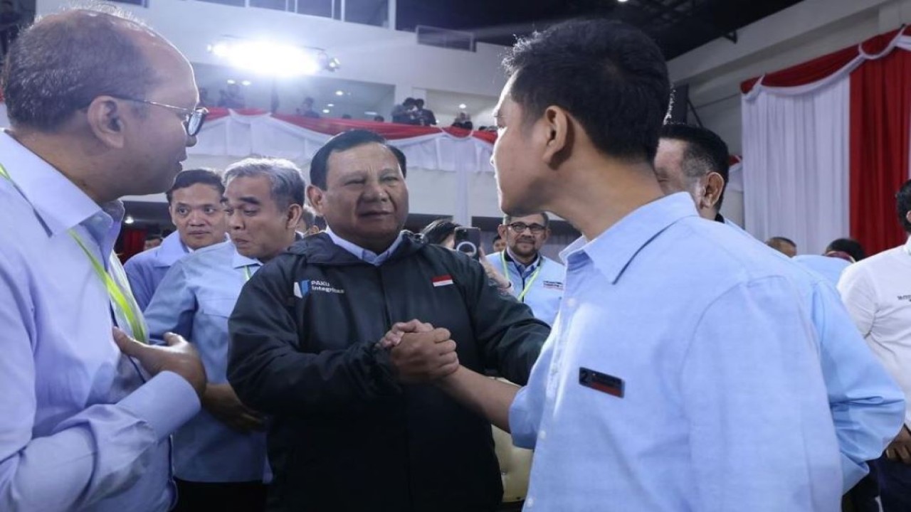 Pasangan capres dan cawapres nomor urut 2, Prabowo Subianto dan Gibran Rakabuming Raka. (Instagram @prabowo)