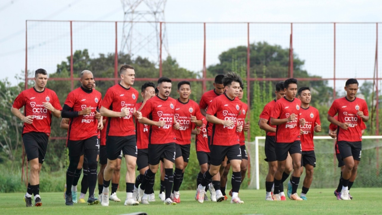 Skuad Persija Jakarta jalani latihan perdana