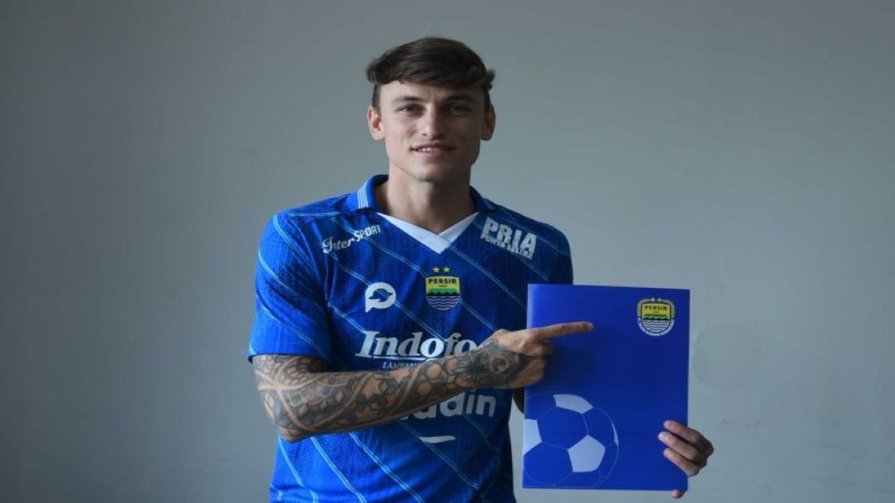 Punggawa baru Persib Bandung Stefano Beltrame yang akan menjalani sisa putaran kedua kompetisi Liga 1 musim 2023/2024. (ANTARA/HO Persib Bandung)