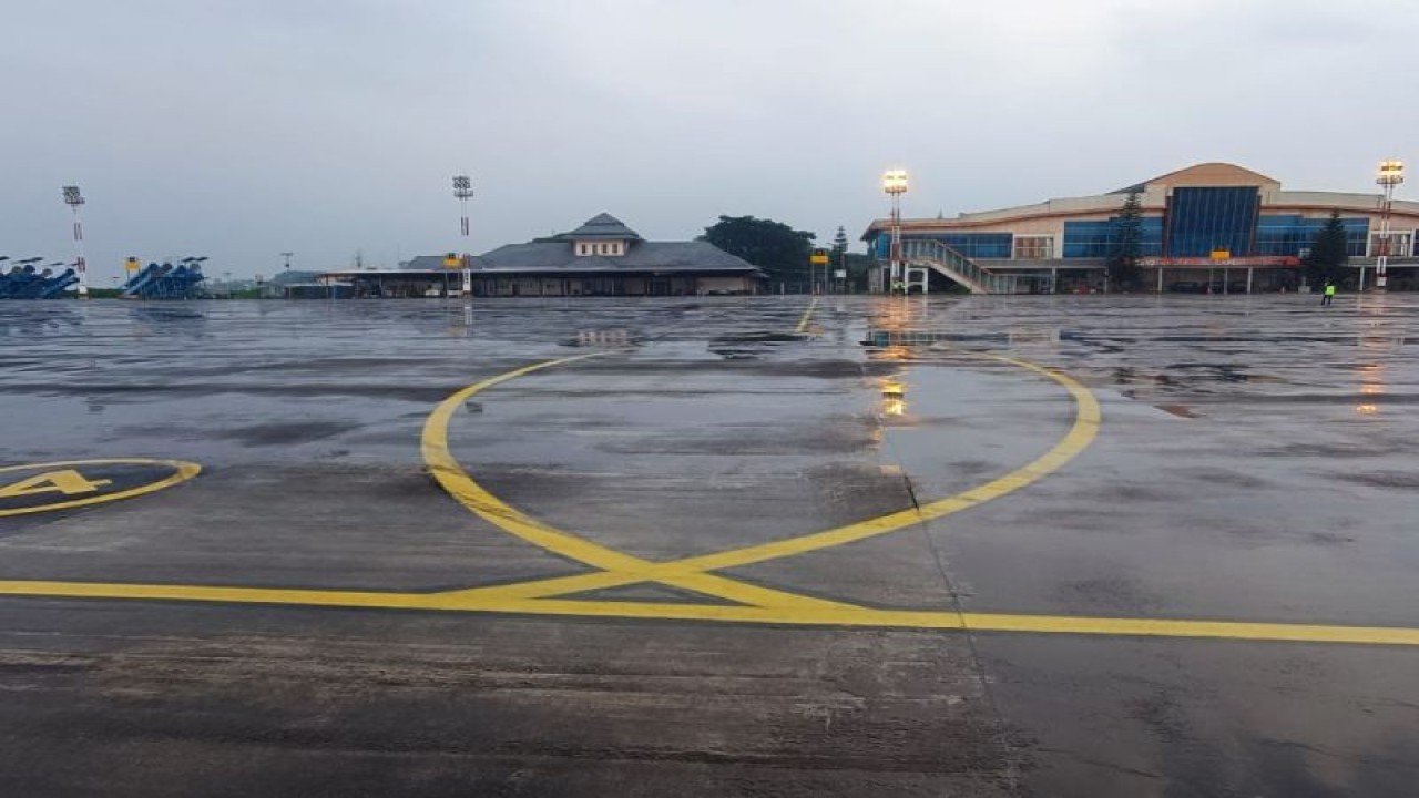 Suasana Bandara Abdulrachman Saleh di Kabupaten Malang, Jawa Timur. ANTARA/HO-Ditjen Perhubungan Udara