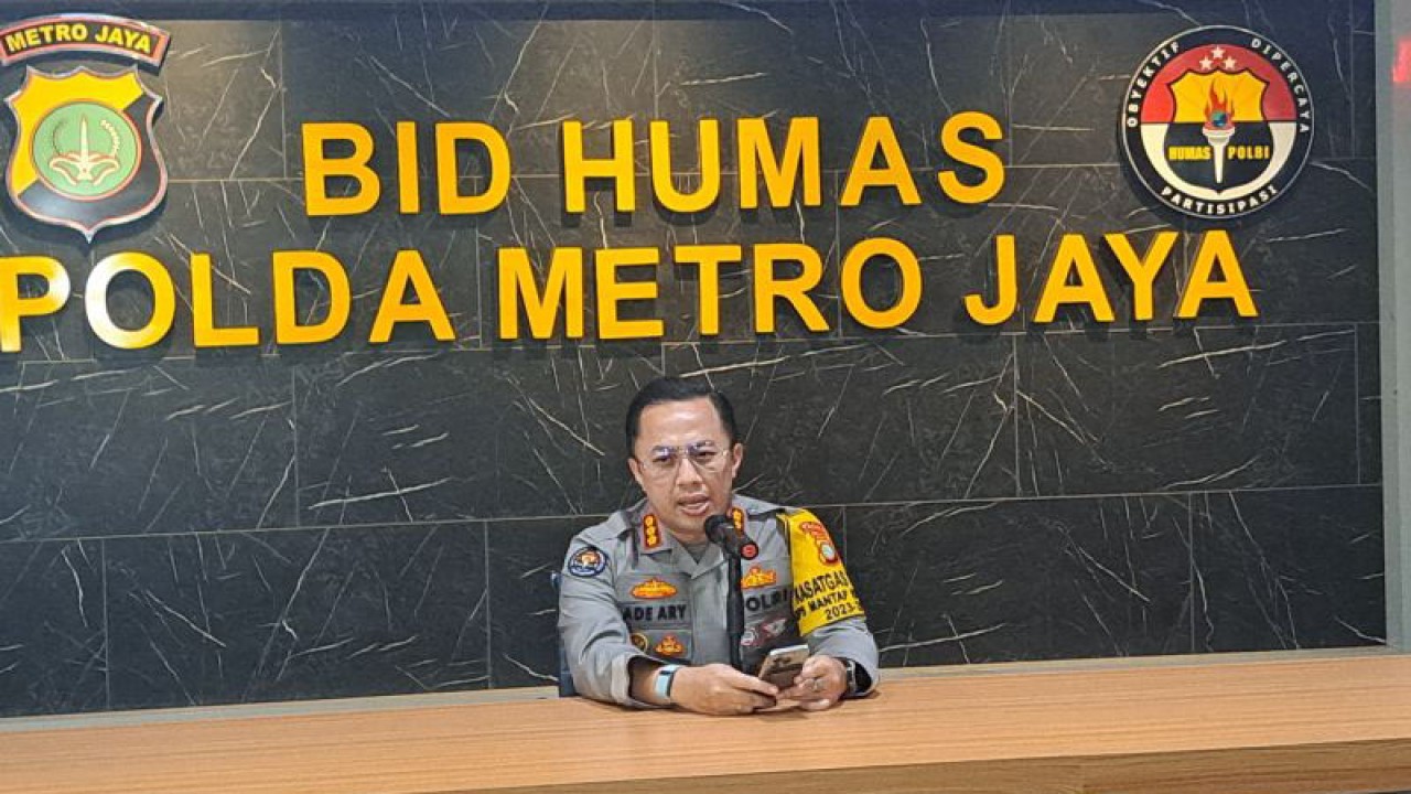 Kabid Humas Polda Metro Jaya Kombes Pol Ade Ary Syam Indradi. ANTARA/Ilham Kausar