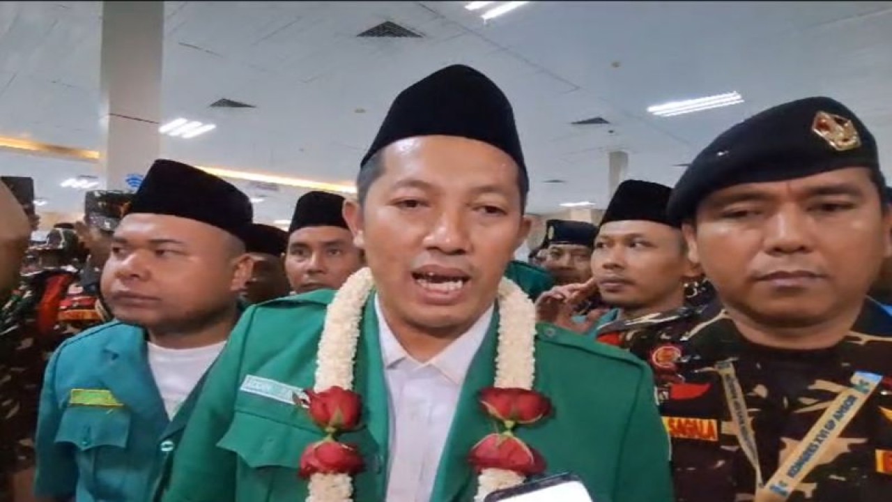 Ketua Umum GP Anshor Addin Jauharuddin sampai di Pelabuhan Tanjung Priok Jakarta Utara pada Sabtu (3/2) malam ANTARA/HO Dokumen Pribadi