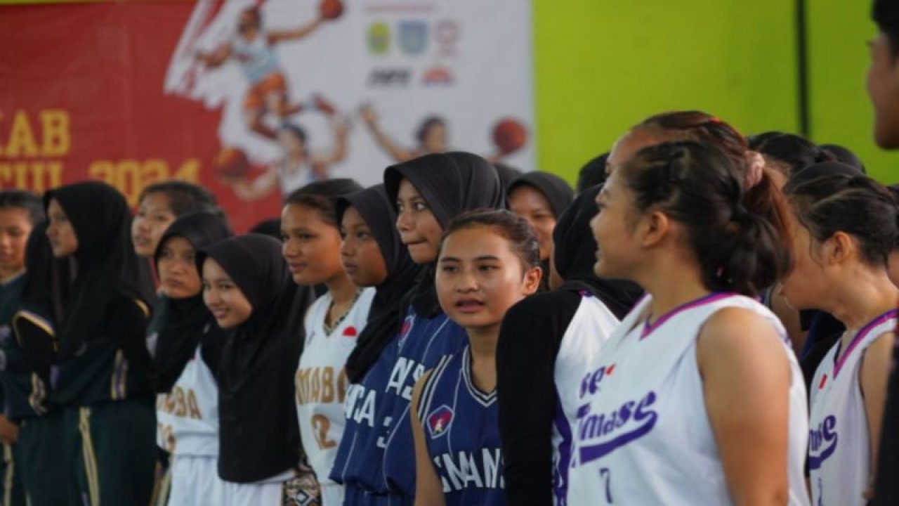 Para atlet pelajar mengikuti Pekan Olahraga Pelajar Kabupaten (Popkab) Bantul, Daerah Istimewa Yogyakarta. Kamis (1/2/2024) (ANTARA/HO-Kominfo Pemkab Bantul)