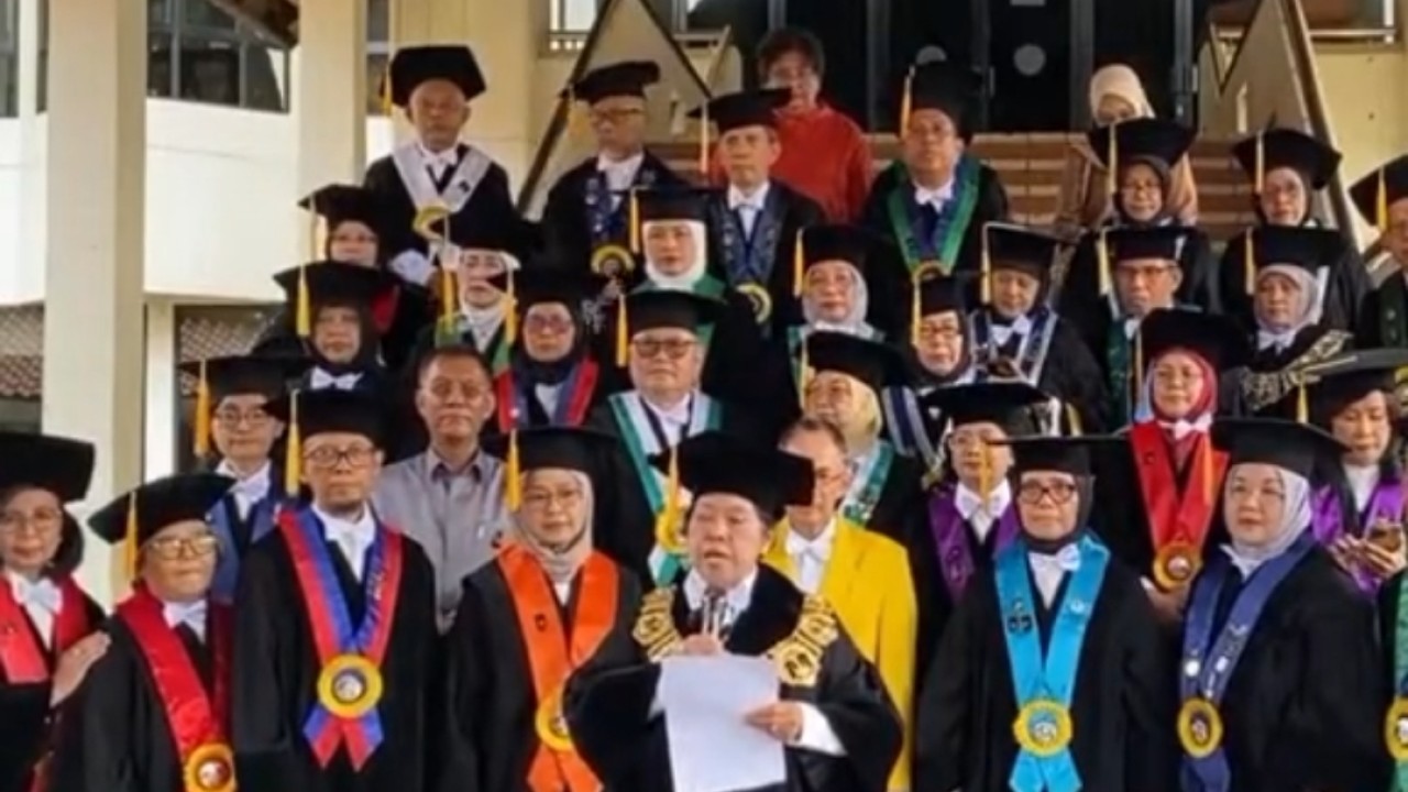 Deklarasi Dewan Guru Besar Universitas Indonesia untuk kawal Pemilu 2024