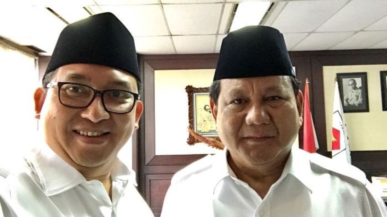 Fadli Zon dan capres nomor urut 2 Prabowo Subianto. (Net)