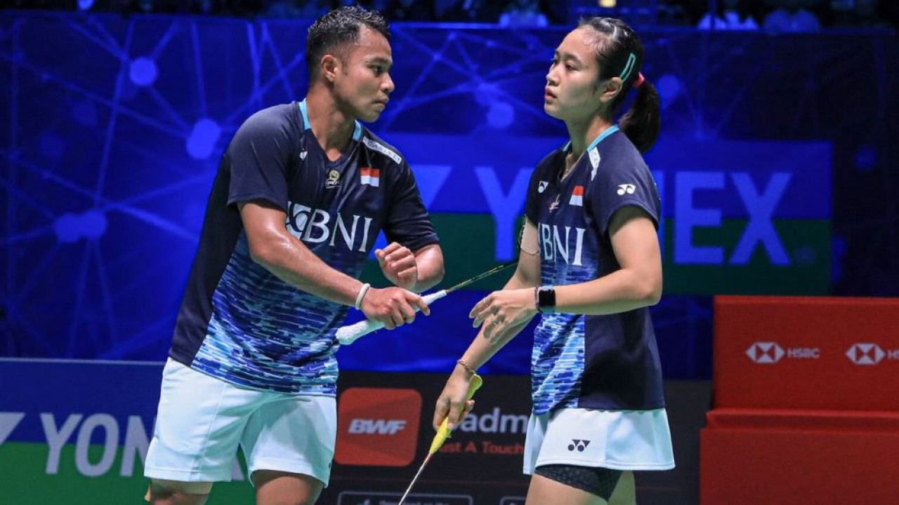 Pasangan ganda campuran Indonesia Rehan Naufal Kusharjanto/Lisa Ayu Kusumawati lolos ke babak 16 besar turnamen German Open 2024. (Foto: Dok/PBSI)