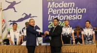 Hifni Hasan bersama Purwoko Aji Prabowo yang terpilih secara aklamasi menjadi Ketum PP MPI-1708804872