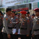 Kapolda Sulut Irjen Pol Yudhiawan cek kesiapsiagaan personel dalam rangka pengamanan Pemilu. ANTARA/HO-Humas Polda Sulut (1)-1707133388