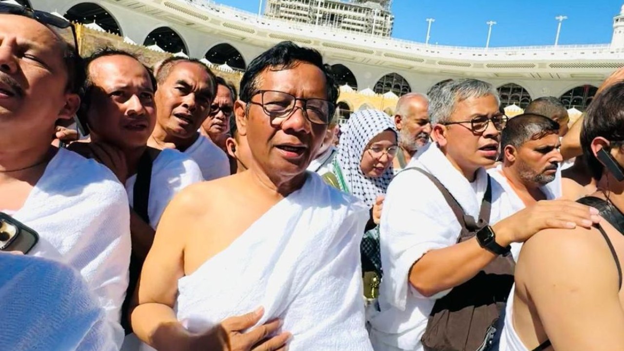 Mahfud MD jalani ibadah umrah di masa tenang/ist