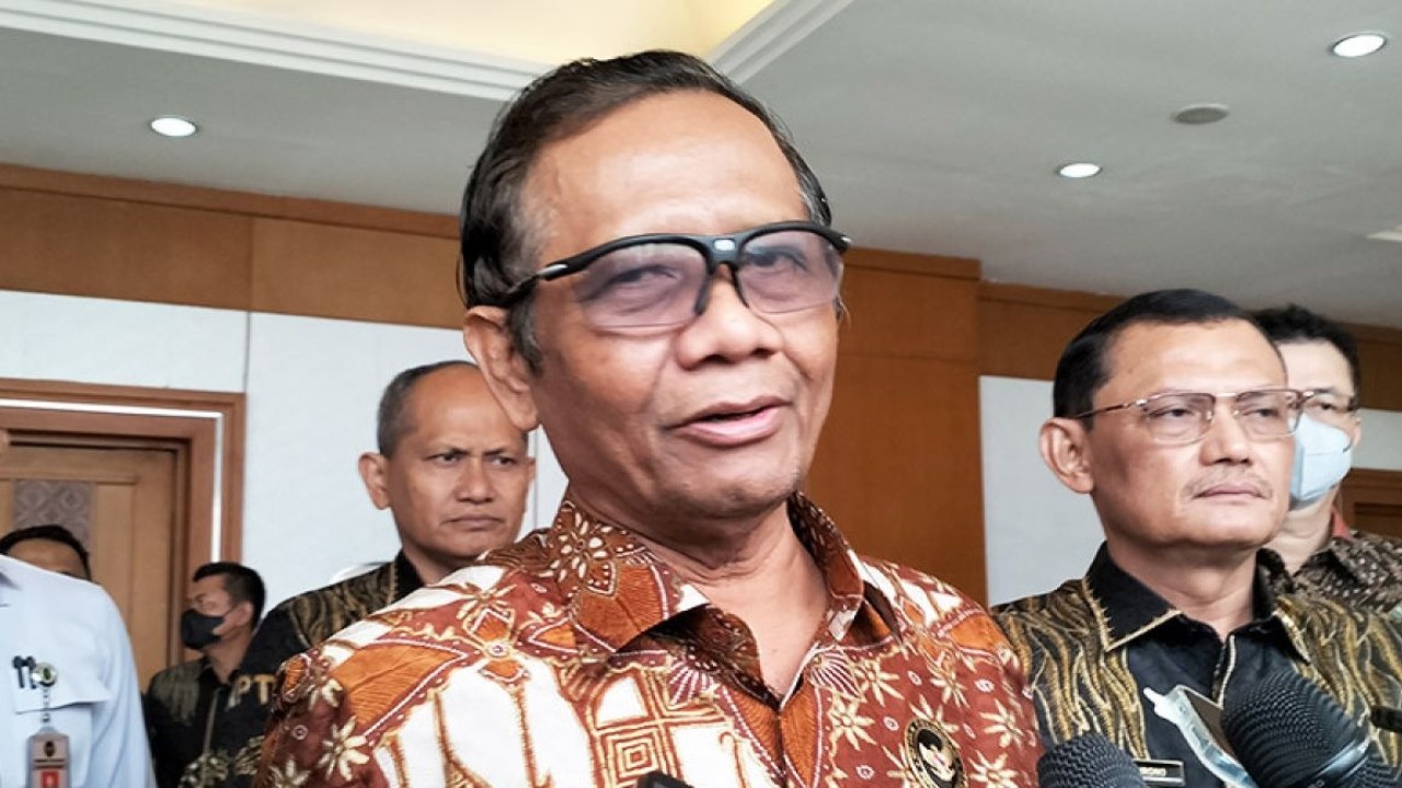 Cawapres nomor urut 3 Mahfud MD. (Antara)