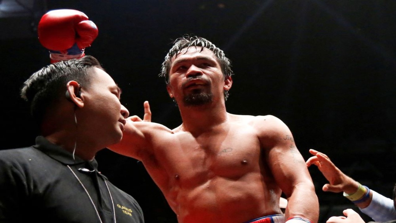 Legenda tinju Filipina Manny Pacquiao. (Reuters)