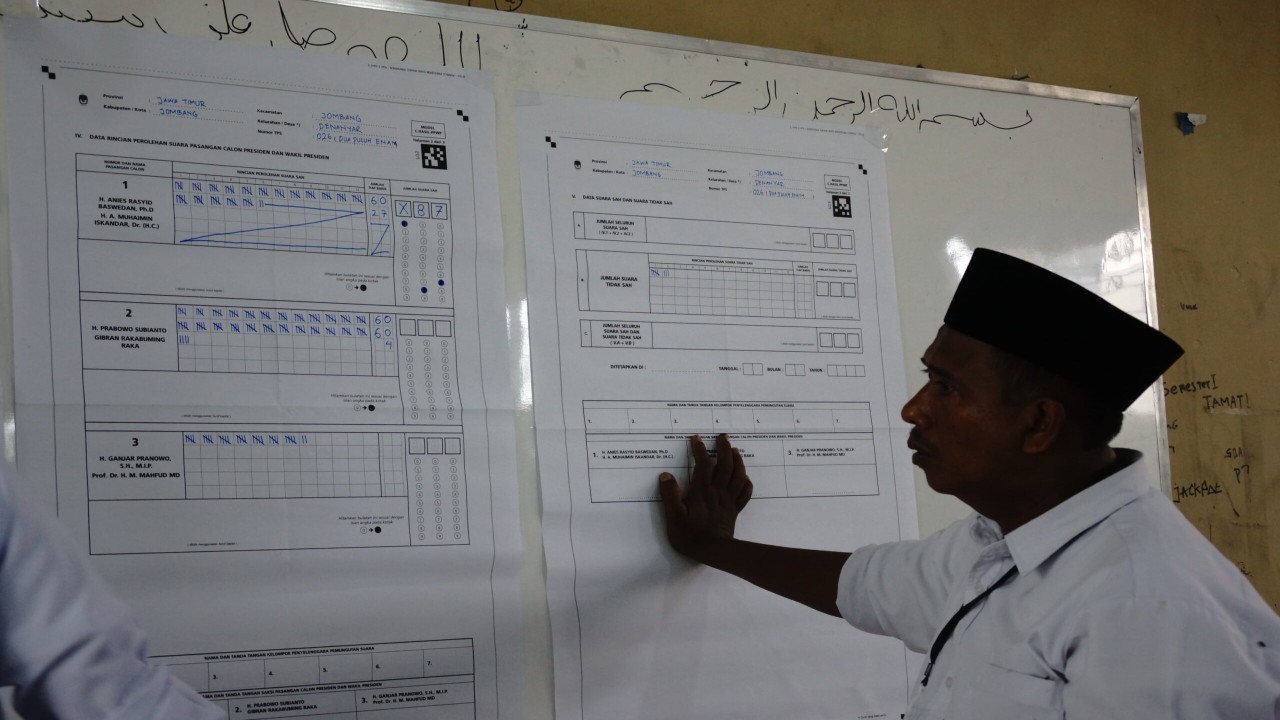 Proses perhitungan suara di TPS/ist