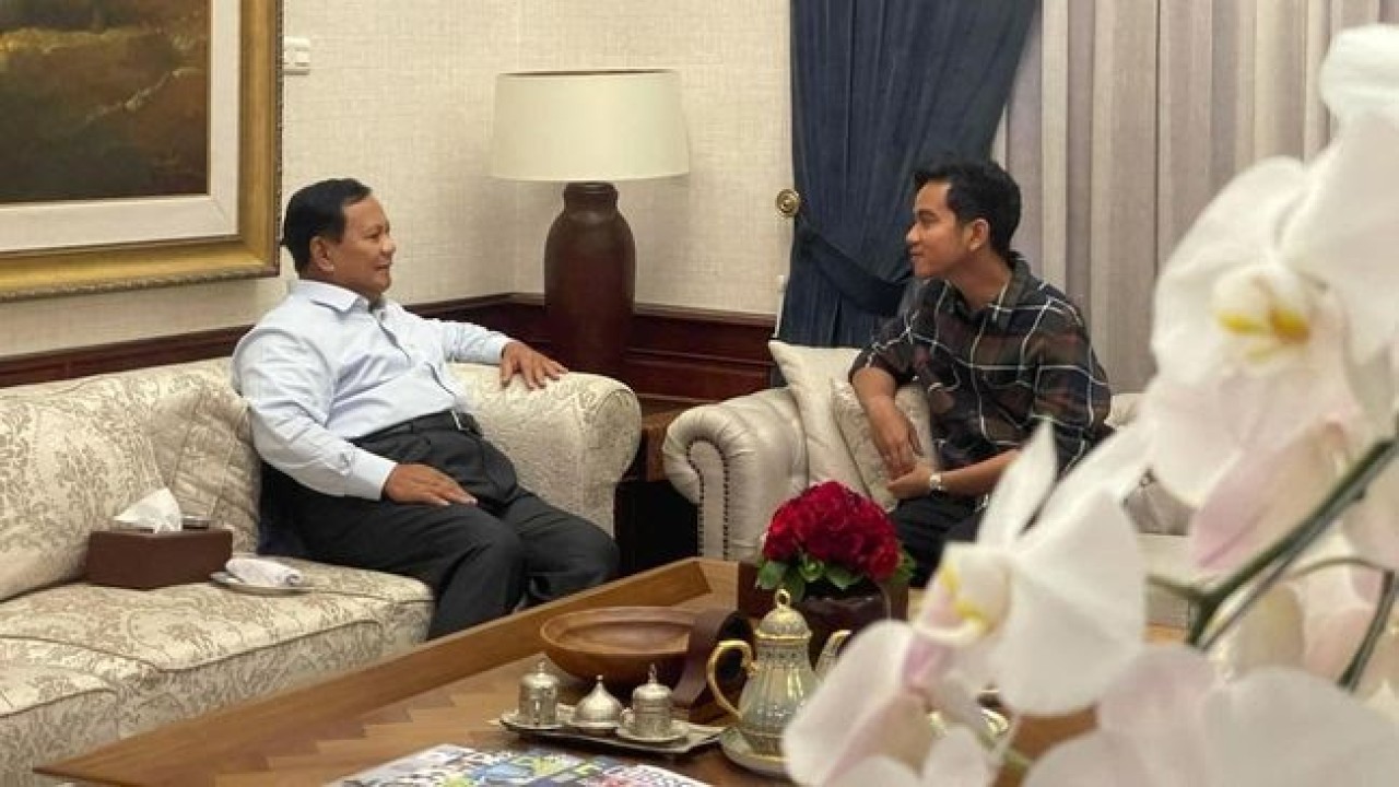 Pertemuan capres-cawapres nomor urut 2, Prabowo Subianto-Gibran Rakabuming Raka. (Ist)