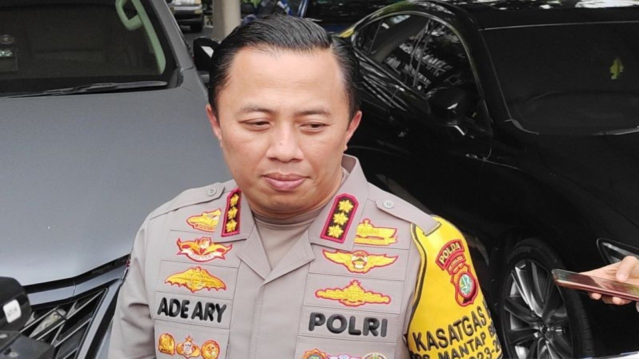 Kabid Humas Polda Metro Jaya Kombes Pol Ade Ary Syam Indradi saat ditemui di Jakarta, Kamis (15/2/2024). ANTARA/Ilham Kausar