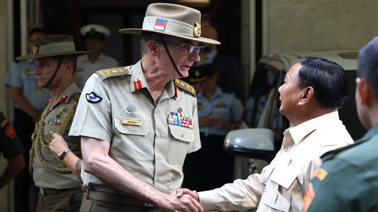 Prabowo Subianto dan Angus Campbell