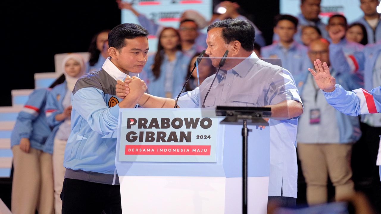 Pasangan calon presiden dan wakil presiden nomor urut 2 Prabowo Subianto dan Gibran Rakabuming Raka. (Instagram @prabowo)