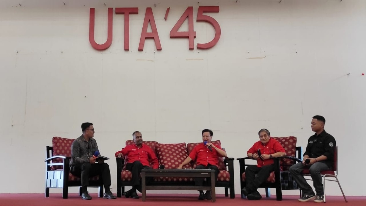 Diskusi yang digelar UTA '45 Jakarta.