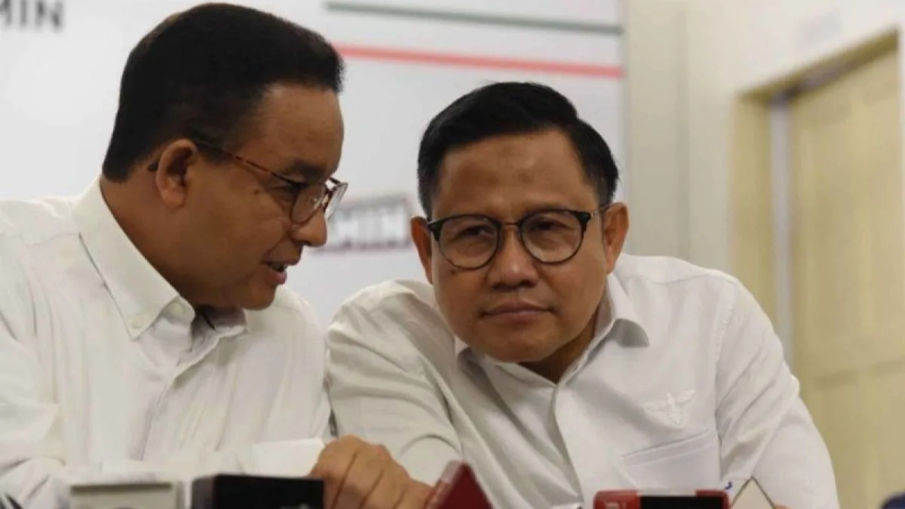 Anies Baswedan dan Muhaimin Iskandar atau Cak Imin. (Antara)