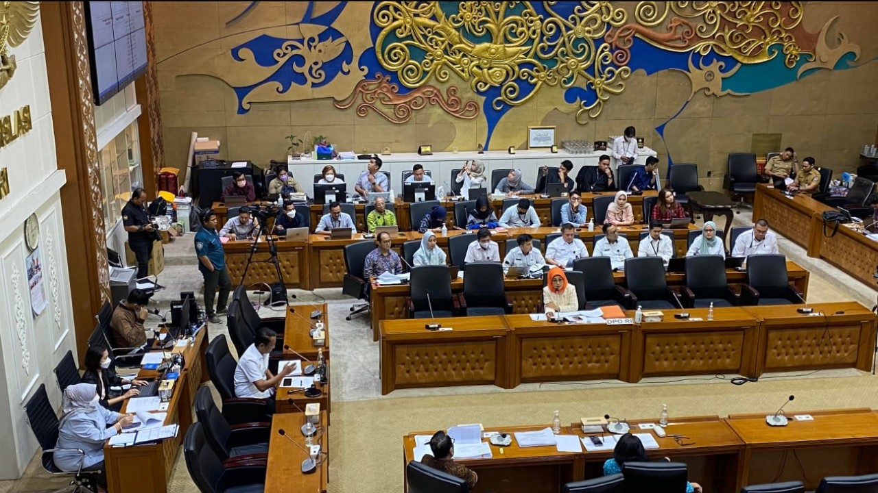 Rapat Pemerintah bersama Baleg DPR RI membahas mekanisme penyelenggaraan Pilkada Daerah Khusus jakarta 2024