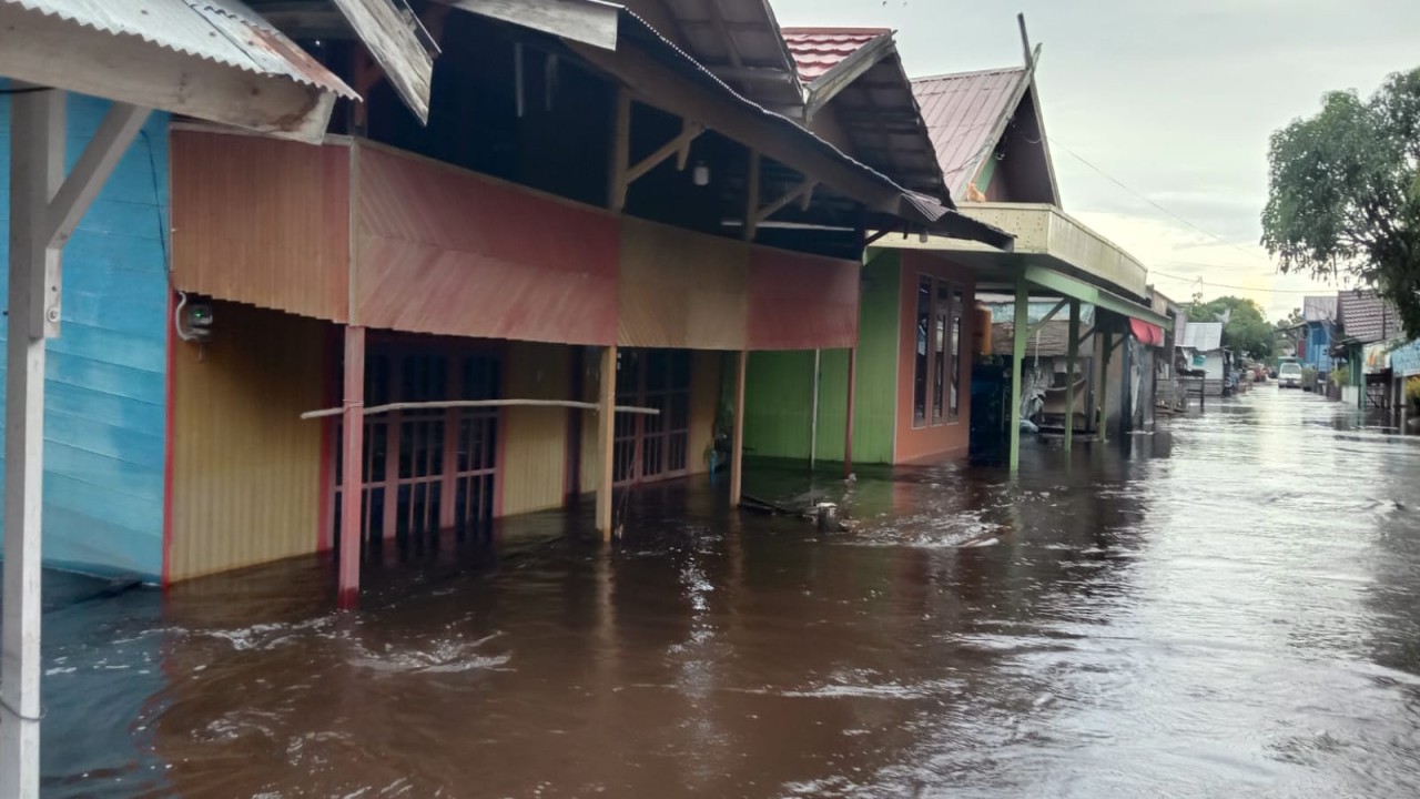 Sejumlah wilayah di Kota Palangkaraya sudah sepekan dilanda banjir/ist