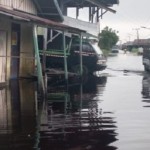 banjir di wilayah Kelurahan Petuk Katimpun, Kota Palangka Raya.-1710303356