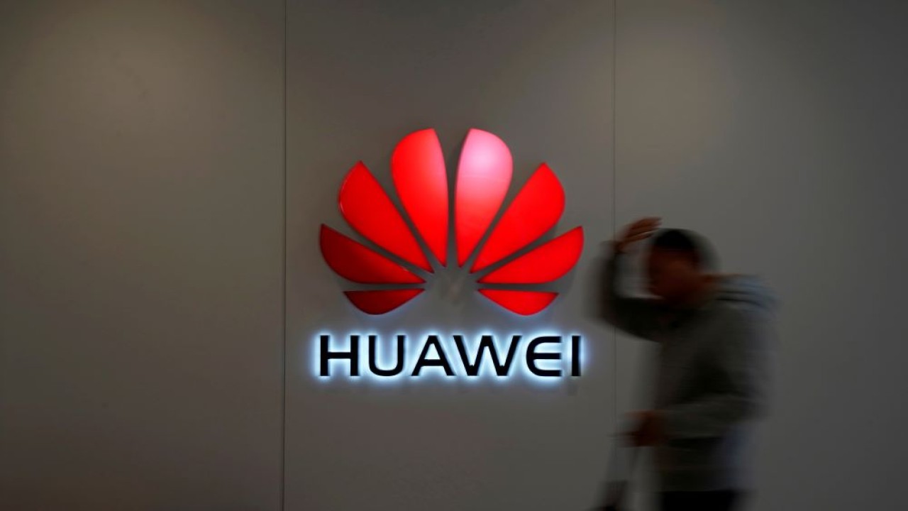 Ilustrasi. Logo Huawei. (Reuters)